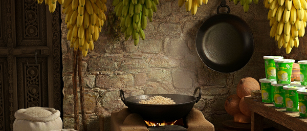 Traditional Kerala Avil Milk served in a cup