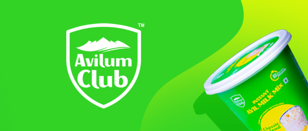 Avilum Club Instant Avil Milk product packaging